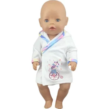 Župánky pro American girl a Baby Born 43-45 cm Varianta: bílo-modrý s klaunem na kole