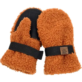 Rukavice hnědé teddy rukavice