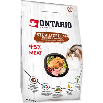 ONTARIO Cat Sterilised 7+ 0.4kg