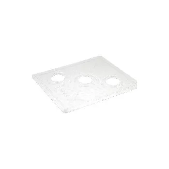 Strůpek Dadant, 39x24 průhledný, s teploměrem, 3 otvory a 3 pavoučími sítky