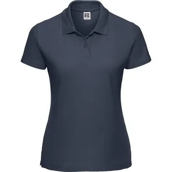 Navy Blue Polycotton Polo Russell Women's T-Shirt RUSSELL modrá 2501021