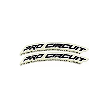 Blatník na kolo Pro Circuit Fender Decals Black