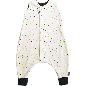 Kaarsgaren Merino spací pytel 60 cm bio puntíky černé nohavice