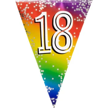 Narozeninová girlanda - pestrobarevná 18