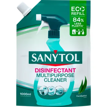 Univerzální čisticí prostředek Sanytol Dezinfekční univerzální čistič eukalyptus náhradní náplň 1 l