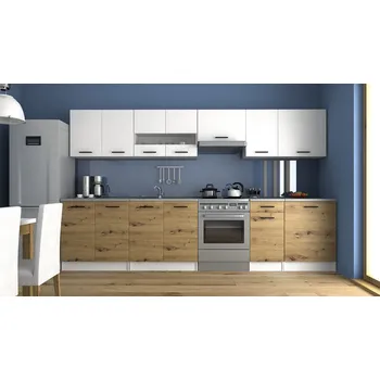 Kuchyňská linka Kuchyňská linka Luigi III 320/260 bílá/artisan