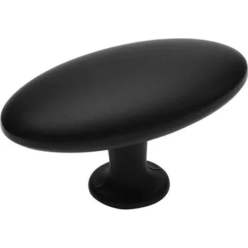 Úchytka na nábytek ELENA, kovová, černá mat, délka 64 mm 2338-64 PB12