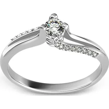 Prsten Zásnubní diamantový prsten 0,220 ct ARBR11 + dárkové balení LUXUS zdarma