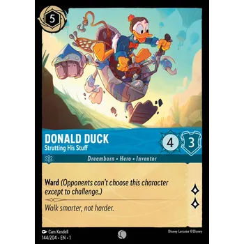 Karetní hra Donald Duck 144/204 - The First Chapter Typ karty: Foil