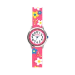 Květované růžové dívčí hodinky CLOCKODILE FLOWERS se třpytkami CWG5023 ( )