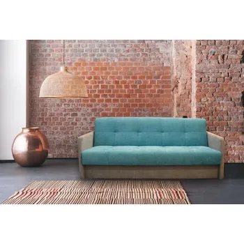 Pohovka Pohovka Malaga Mini tyrkysová/šedá