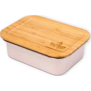 Jídlonosič GoodWays nerezová krabička na jídlo GoodBox Rose 1,2 l