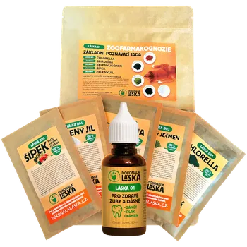 Péče o psí chrup Dokonalá Láska Zuby a dásně - zvýhodněný set s poznávací sadou S