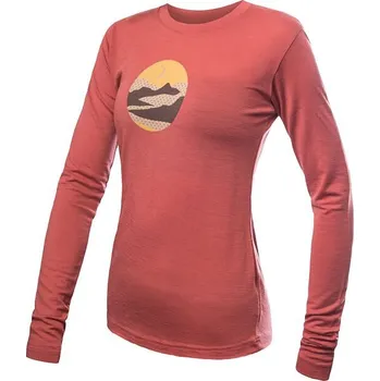 Dámské tričko SENSOR MERINO ACTIVE TRIGLAV dámské triko dl.rukáv terracotta Velikost: M