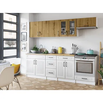 Kuchyňská linka Kuchyňská linka Běla 240/240 artisan/bílá MAT