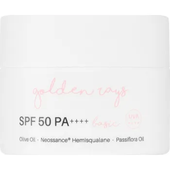 Pleťová kosmetika Nacomi Next Level Golden Rays hydratační denní krém SPF 50 holiday 50 ml