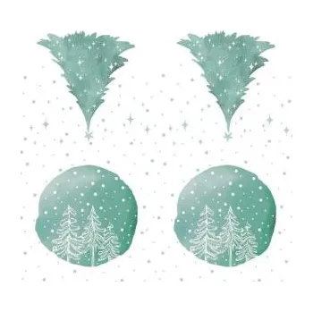 Papírový ubrousek MFP ubrousek P 33x33 vánoční MES101048 2011032