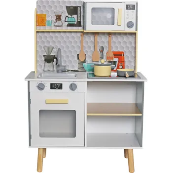 Dětská kuchyňka Aga4Kids MR6076 šedá
