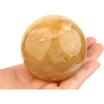 Koule křišťál s limonitem Ø 64mm (372g)