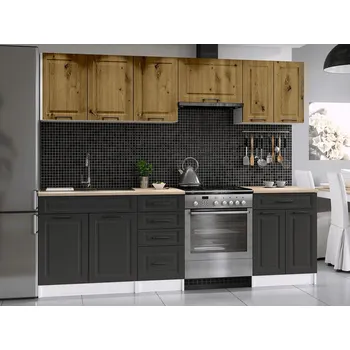 Kuchyňská linka Kuchyňská linka Ilona 240/180 artisan/grafit MAT