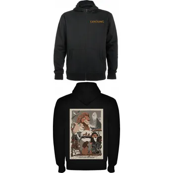 Dívčí mikina Mikina na zip Lví Král Velikost: XXL