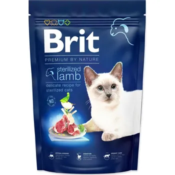 Krmivo pro kočku BRIT Premium by Nature Cat Sterilized Lamb 800g
