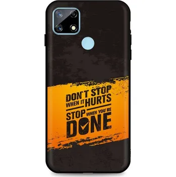 Pouzdro na mobilní telefon Kryt Realme 7i silikon Don´t Stop (obal neboli pouzdro na Realme 7i)