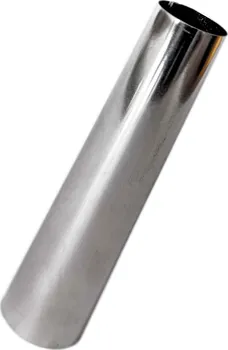 Pocínovaná kovová trubička na kremrole 1,9-2,3 cm stříbrná 1 ks