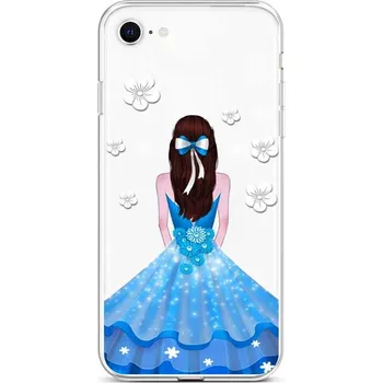 Pouzdro na mobilní telefon Kryt iPhone SE 2022 silikon Blue Princess (obal neboli pouzdro na iPhone SE 2022)