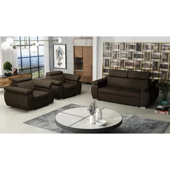 Sedací souprava Sedací souprava Bodie 3+1+1 hnědá