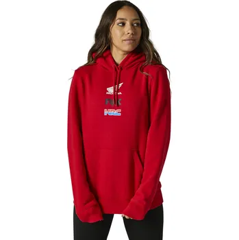 Dámská mikina FOX mikina HONDA WING Fleece dámská flame red - L
