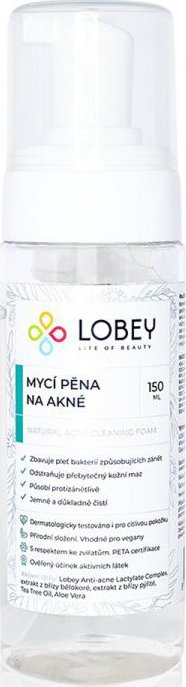 Lobey Mycí pěna na akné 150ml