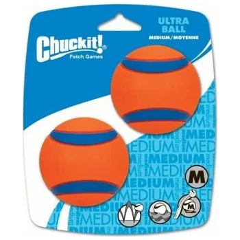 Hračka pro psa Hračka Chuckit Ultra ball M 6,5cm - 2 na kartě