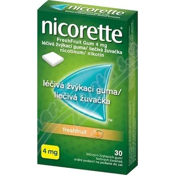 Odvykání kouření Nicorette FreshFruit Gum 4mg gum.mnd.30