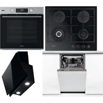 Set domácích spotřebičů WHIRLPOOL OMSK58RU1SX + WHIRLPOOL GOFL 629/NB1 + WHIRLPOOL WHVP 65F LM K + WHIRLPOOL WSIO 3O34 PFE X