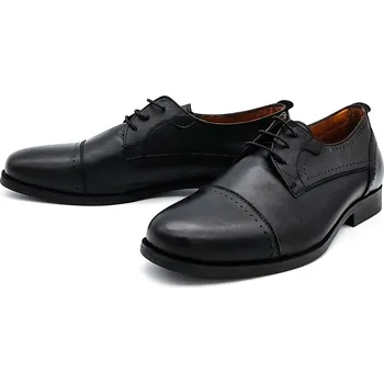 Pánské polobotky Pánská vycházková obuv 086-91564/B WILD černá Barva: černá, Velikost: 46