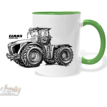 Hrnek - Claas Xenon 5000 Barva: Zelená