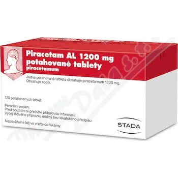 Lék na neurologické potíže Piracetam AL 1200mg tbl.flm.120