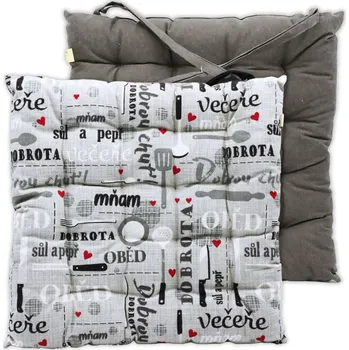 Podsedák Home Elements Podsedák prošívaný 40 x 40 x 5 cm