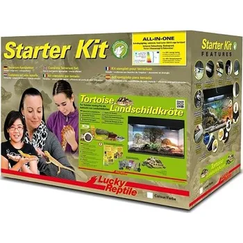 Terárium Lucky Reptile Starter Kit Tortoise černé 80 x 40 x 52 cm