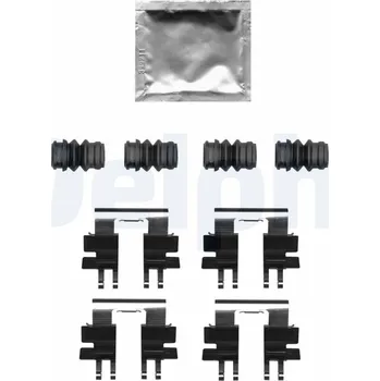 Přislušenství brzdového systému Sada příslušenství, obložení kotoučové brzdy DELPHI LX0695