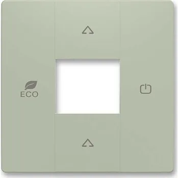 vypínač 6220T-A03000 243 Kryt pro termostat prostorový, olivová, Zoni, ABB