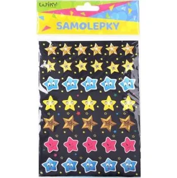 samolepka Nálepky 14x19 cm - Hvězdy, 5 archů
