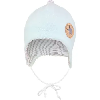 Módní doplněk Little Angel Čepice Mazlík Bambus Outlast® sv.mint velikost 2 (39-41 cm)