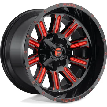 Alu kolo Fuel D621 HARDLINE disk 22x10 6x135/6x139.7 106.1 ET-18, Gloss black