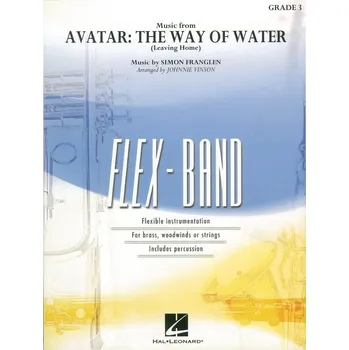 Flex-Band - Music from AVATAR: The Way of Water (grade 3) / partitura a party