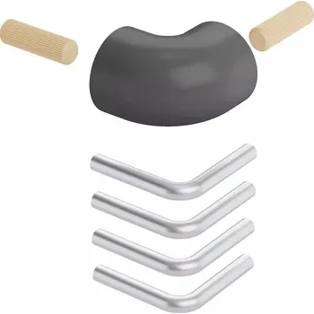 Zábradlí Úhlová spojka k zábradlí na galerii BOSTON Barva: Antracit (RAL 7016)