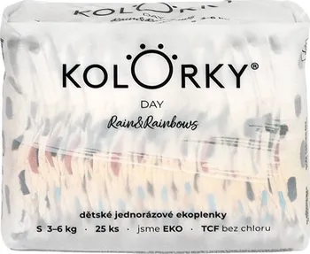 Plena Kolorky Day Rain&Rainbows S 3-6 kg 25 ks