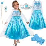 Dětský kostým Elsa s flitry a doplňky…