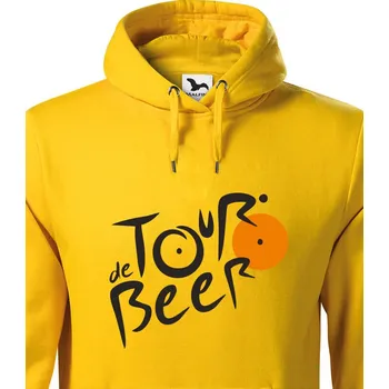 Pánská mikina Pánská mikina Tour de beer, Barva Žlutá Bezvatriko.cz 1282